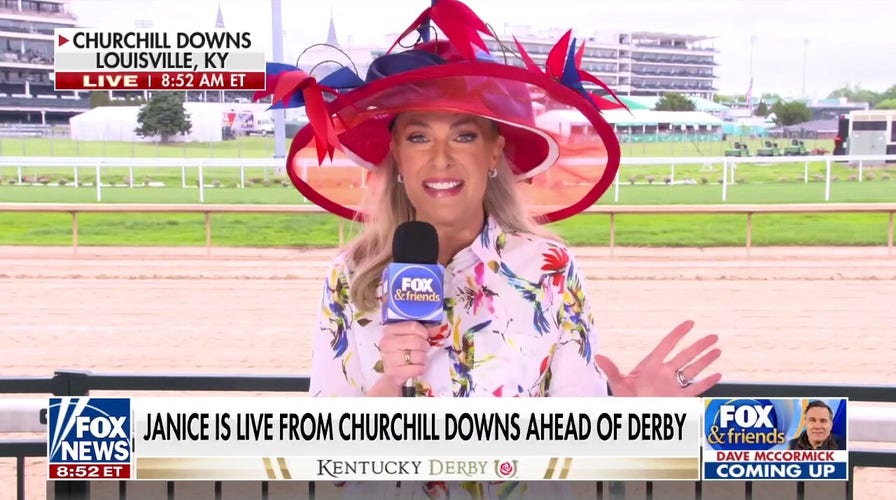  Janice Dean live from Churchill Downs ahead of Kentucky Derby