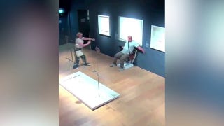 Museum security video shows tourist destroying crystal 'Van Gogh' chair