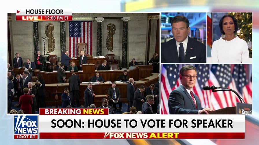 House floor re-opens as Mike Johnson faces speaker vote