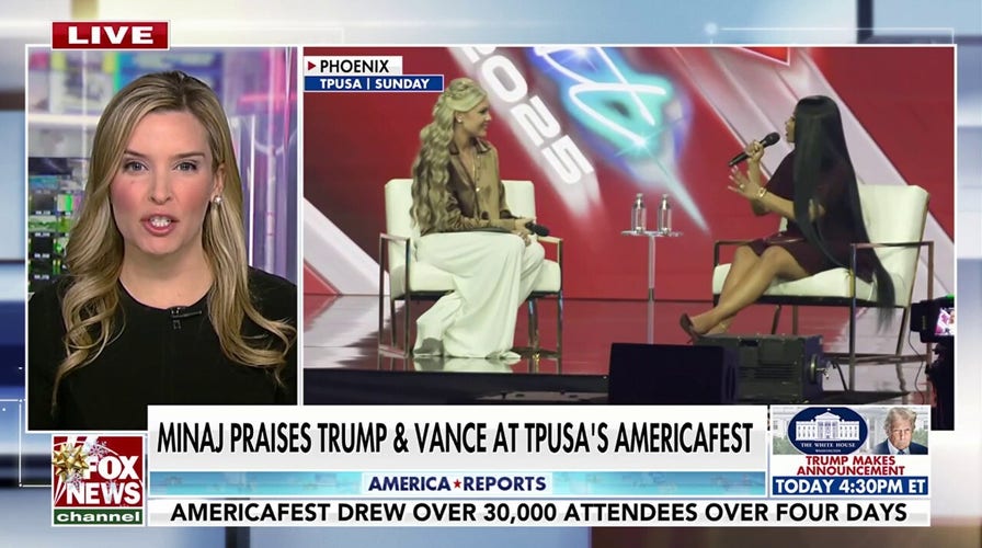 Why Nicki Minaj's astonishment  TPUSA quality  could 'spell trouble' for Dems astatine  the midterms