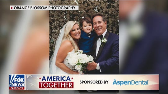Toddler ring bearer steals the show at his parents' wedding