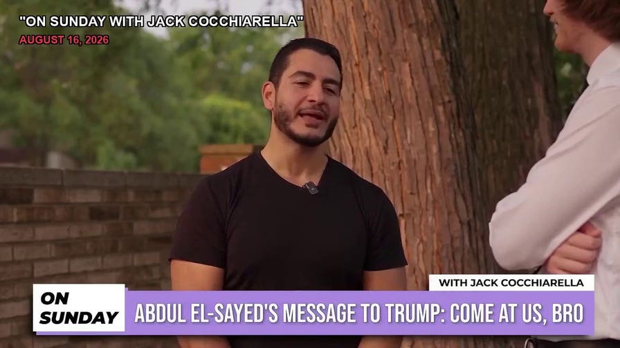 Abdul El-Sayed taunts President Trump, claims he'll elevate his national profile