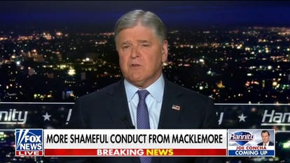 Hannity: Macklemore's rhetoric has been shameful for years
