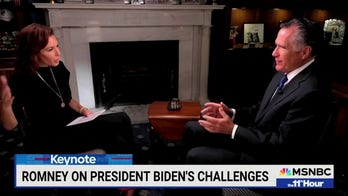 Mitt Romney defends Trump's border security policy, slams Biden in heated exchange with MSNBC host