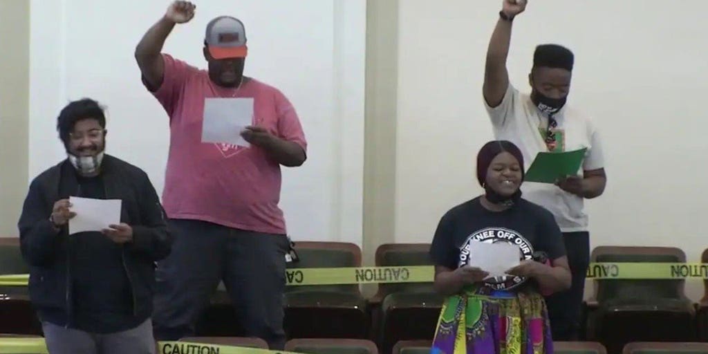 BLM protesters storm Oklahoma Capitol building over anti-riot bill ...