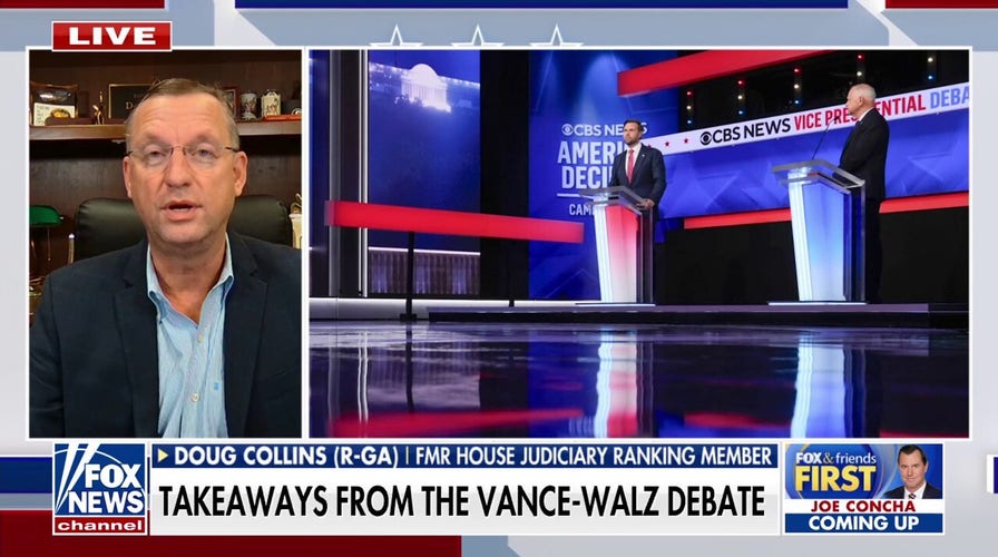 Doug Collins slams Harris-Walz's 'amnesia ticket': 'They've been in power for the last three-and-a-half years'