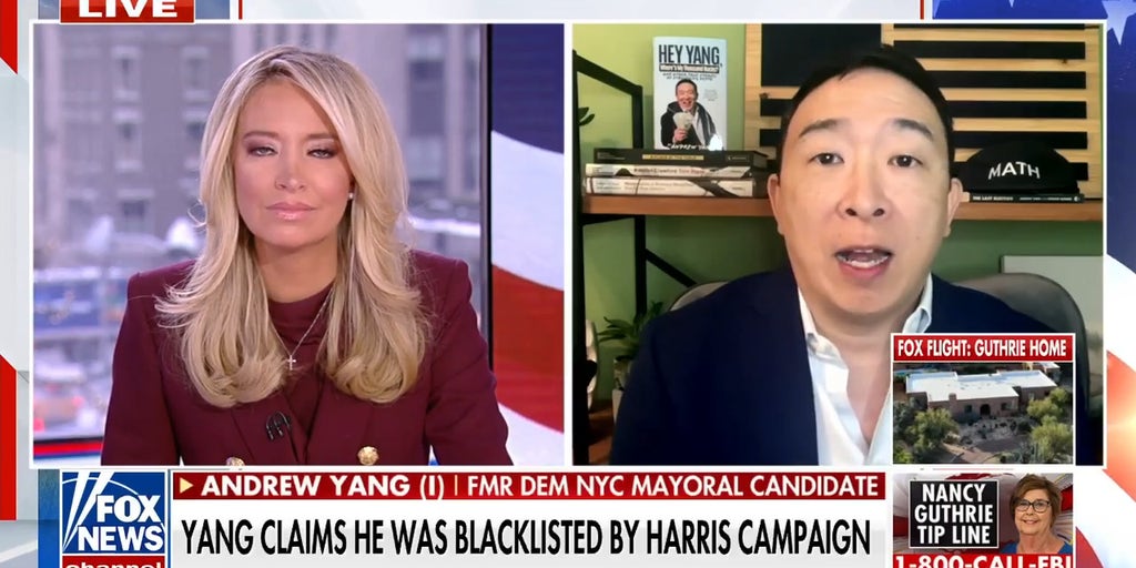 Andrew Yang questioned on NYC's antisemitism czar and potential White House run