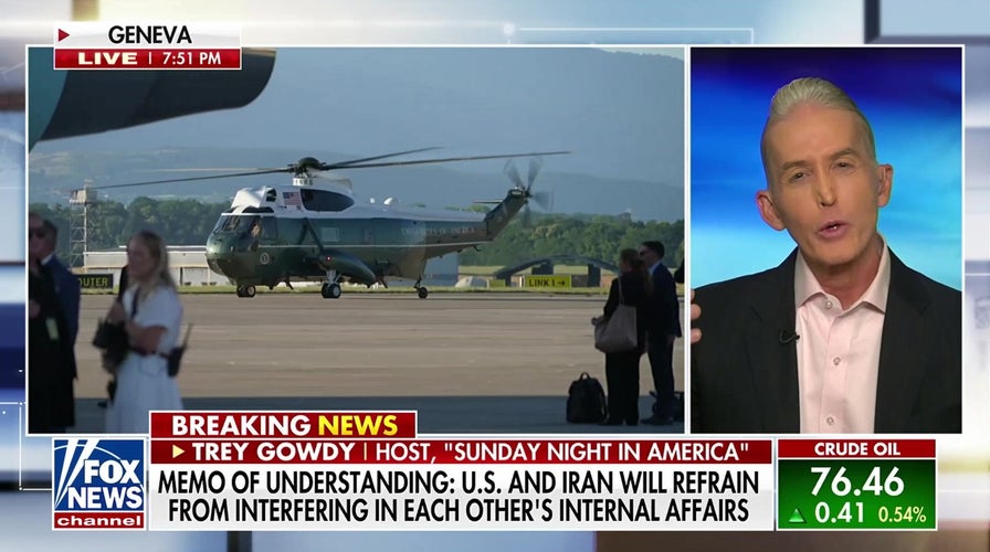 Trey Gowdy: I thought someone was ‘spoofing me’ when I saw the MoU with Iran