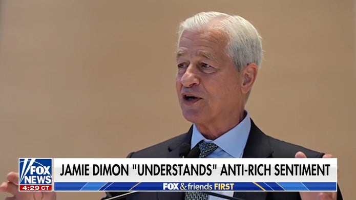 Jamie Dimon says he 'understands' anti-rich sentiment amid working-class frustration