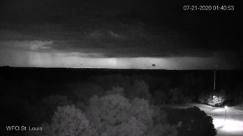 Severe weather brings 'continuous lightning' to Missouri skies in timelapse video