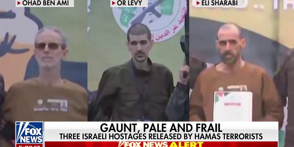 Hamas releases 3 male Israeli hostages as part of ceasefire agreement