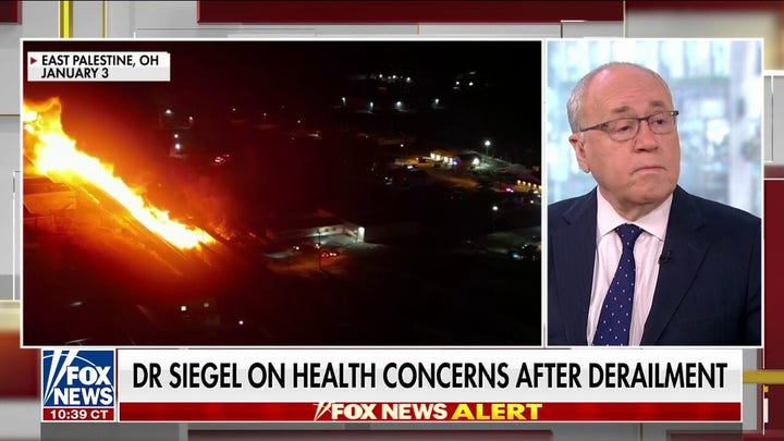 Siegel reveals the health risks associated with the chemical leak in Ohio