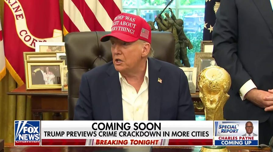 Trump previews crime crackdown outside the beltway