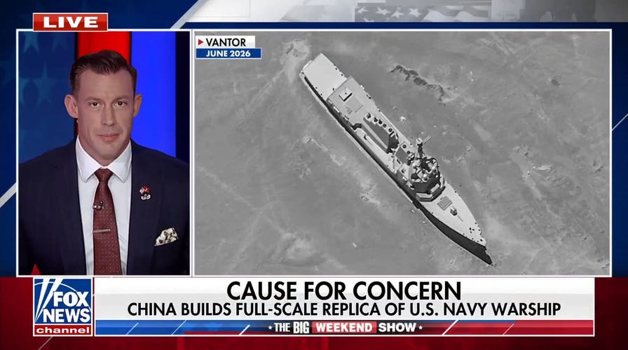 China builds full-scale replica of US Navy warship to train AI