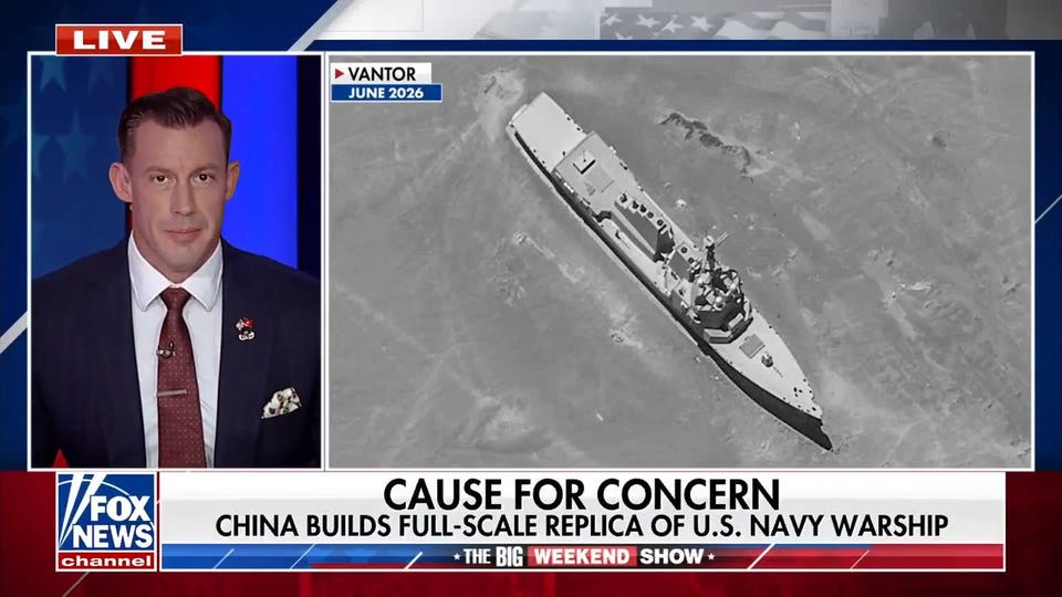 China builds full-scale replica of US Navy warship to train AI
