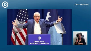 Tim Walz says DEI is ‘air we breathe’ in raucous anti-Trump speech