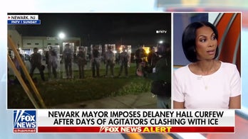 Anti-ICE rioters hurl rocks at federal agents outside NJ facility