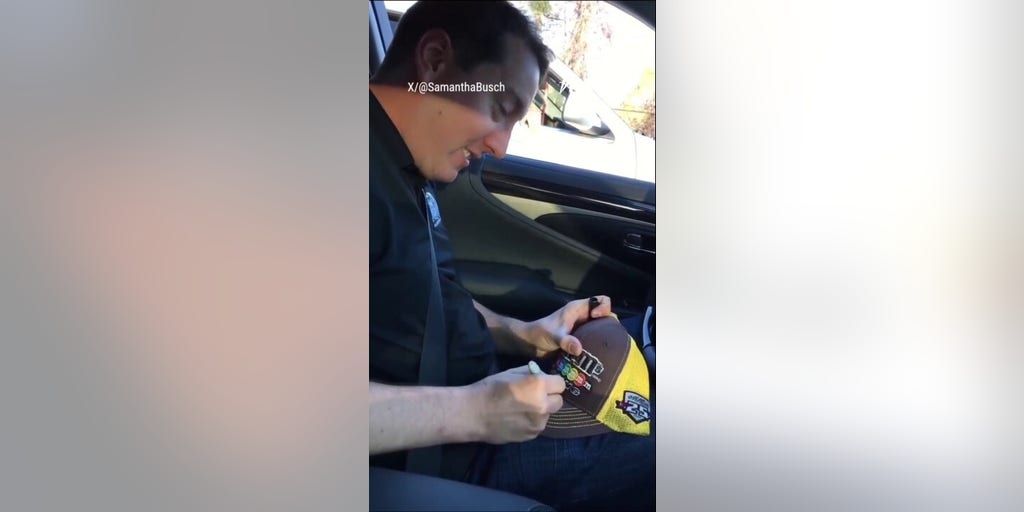 FLASHBACK: Kyle Busch fan gets surprise of her life at traffic stop