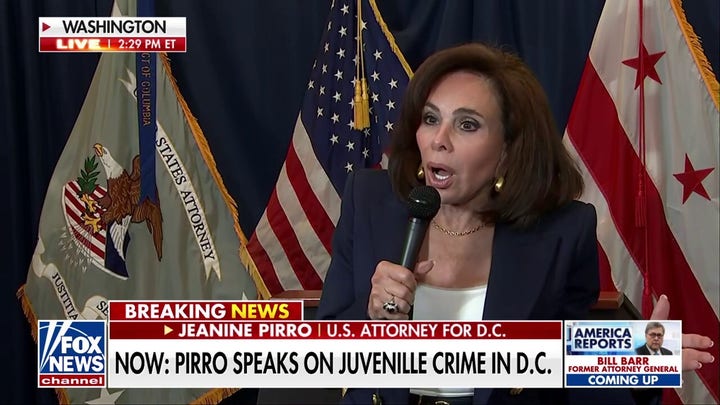US Attorney for DC Jeanine Pirro says she does not 'need any more statistics' on crime