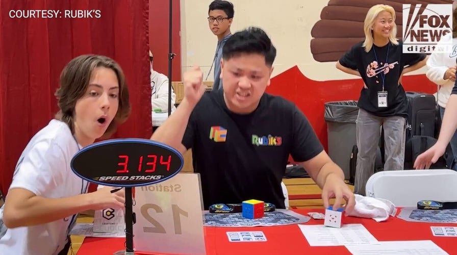 Young California man with severe autism beats Rubik’s Cube world record: ‘A natural skill’