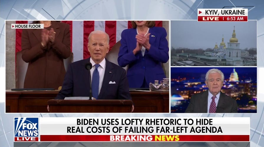 Biden’s address was ‘lie after lie’ to the American people: Newt Gingrich