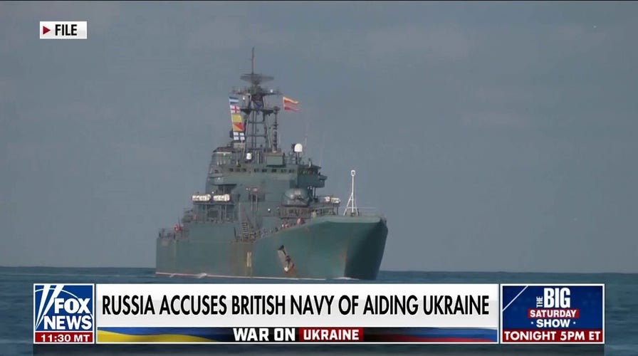 Russia accuses UK navy of aiding Ukraine, UK denies