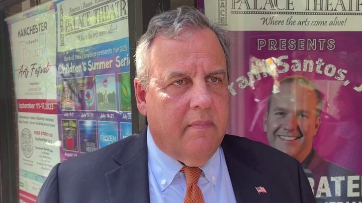 Former Gov. Chris Christie charges that Sen Tim Scott - a 2024 Republican presidential rival - is 'afraid to tell the truth about Donald Trump'