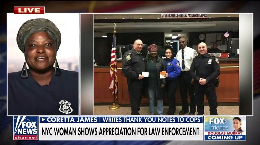 NYC woman plans to write 36,000 'thank you' notes to NYPD officers