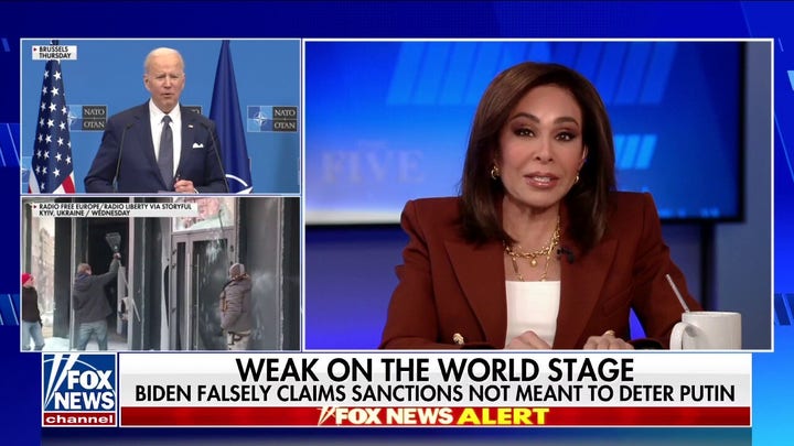 President Biden embarrassed himself on the world stage: Judge Jeanine