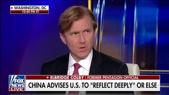 China is chastising the US while Biden tries to play nice: Elbridge Colby 