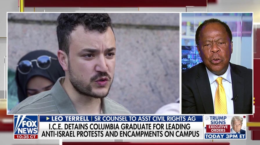 Leo Terrell says arrest of Palestinian protester 'should serve as a deterrent' amid antisemitism crackdown
