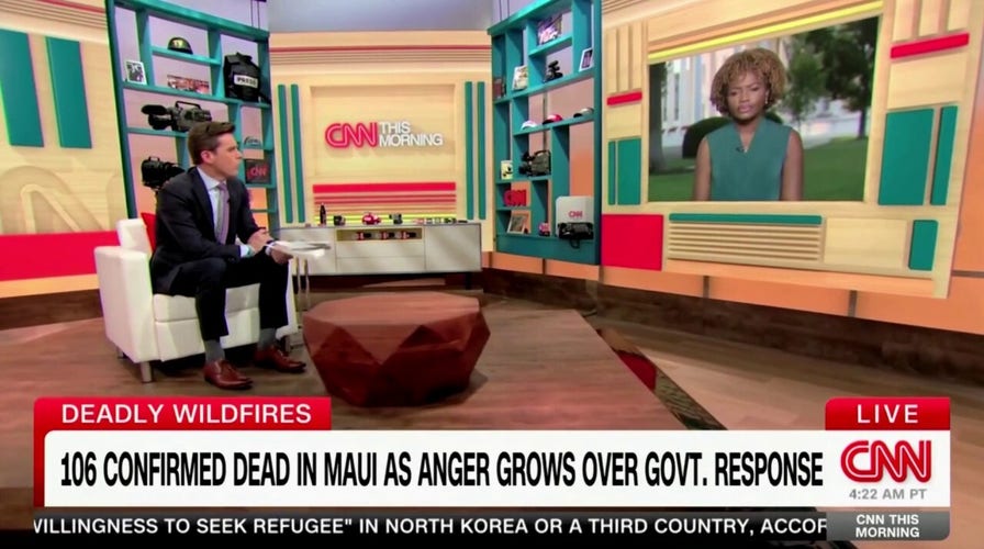 Karine Jean-Pierre pushes back on Biden ignoring Maui wildfires: 'He has been talking about this'