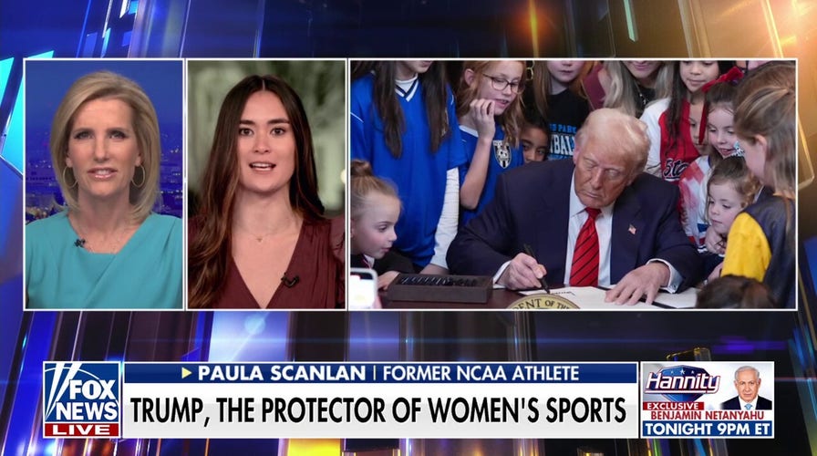 Former NCAA swimmer celebrates Trump protecting women’s athletics