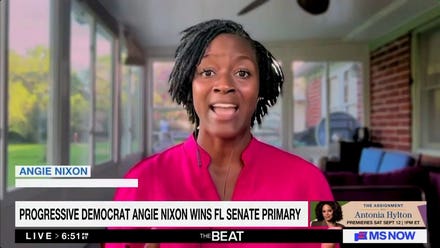 FL Senate candidate Angie Nixon accuses Donald Trump of communism