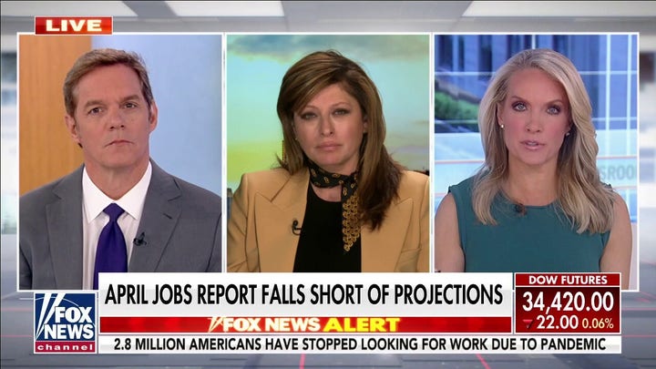 Maria Bartiromo: April jobs report ‘wildly below’ expectations