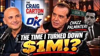 Chazz Palminteri Reveals Why He Turned Down $1 MILLION While Broke | The Craig Carton Show