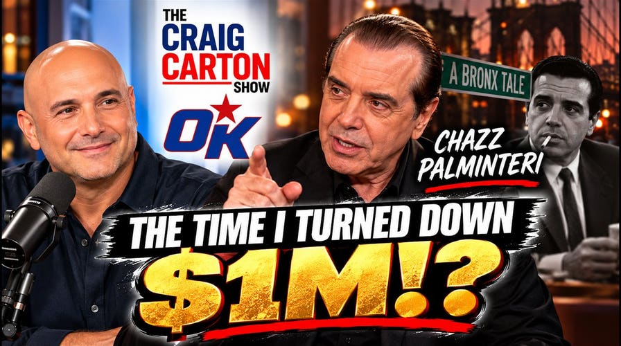 Chazz Palminteri Reveals Why He Turned Down $1 MILLION While Broke | The Craig Carton Show