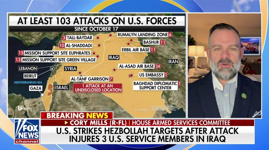 US strikes Hezbollah targets, injures US troops injured in Middle East