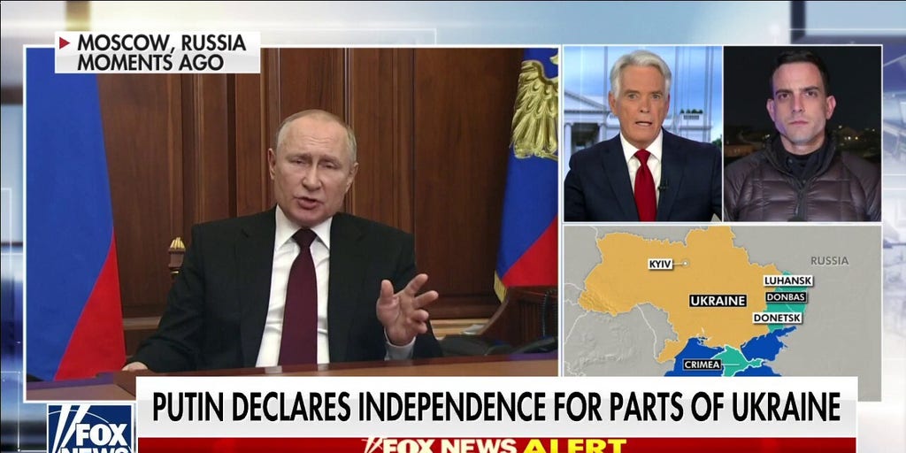 Vladimir Putin Announces Independence For Parts Of Ukraine | Fox News Video