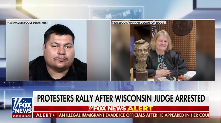Protesters rally following Wisconsin judge's arrest