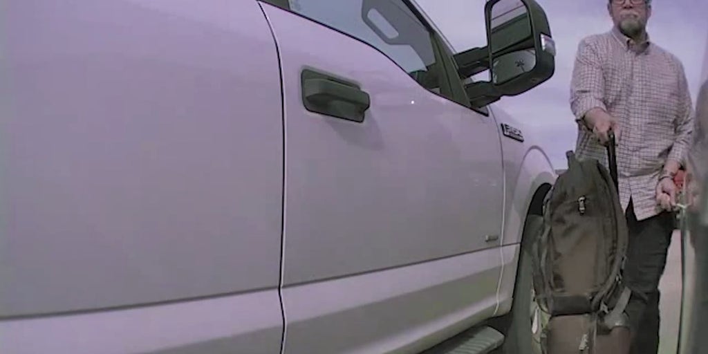 Tesla camera captures man in Dallas keying car
