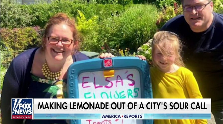 7-year-old's lemonade stand shutdown while nearby homeless encampment remains