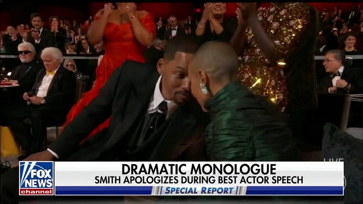 Will Smith apologizes for slapping Chris Rock over joke about Jada Pinkett Smith 