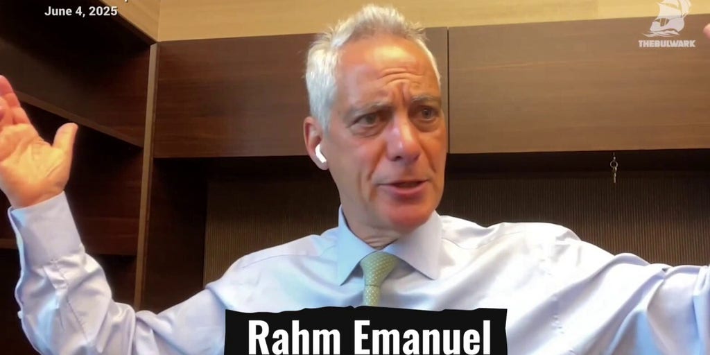 Rahm Emanuel warns Democrats have been 'punks' who get caught up in irrelevant issues