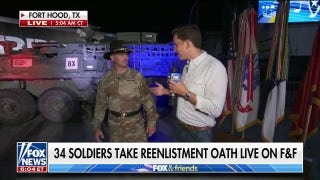 34 soldiers take reenlistment oath at Fort Hood on 'Fox & Friends' - Fox News