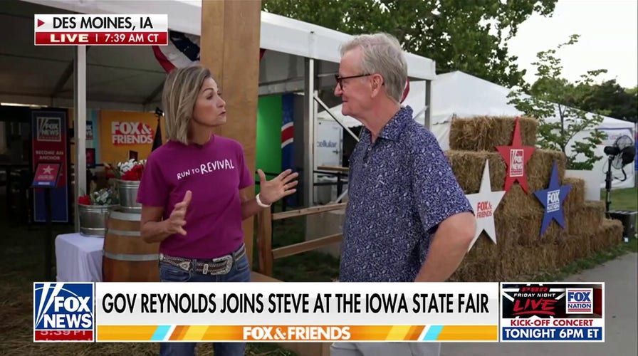 Steve Doocy tours Iowa State Fair with Gov. Reynolds
