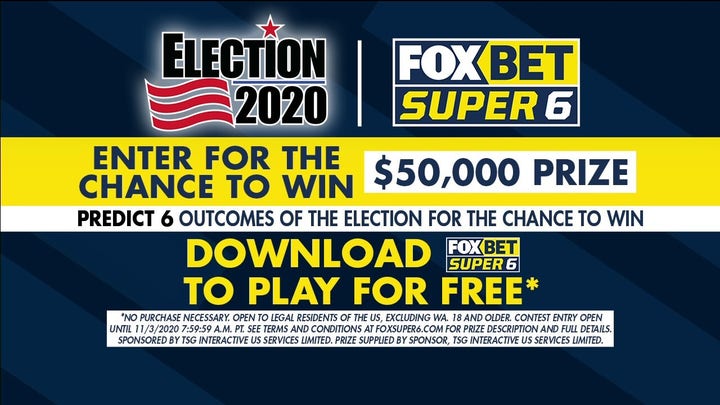 FOX Bet Super 6 offers viewers a chance to win $50,000 on Election Day