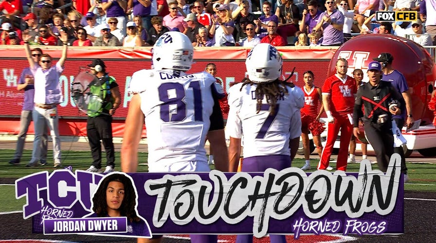 Josh Hoover connects with Jordan Dwyer for 17-yard TD, extending TCU's pb implicit No. 23 Houston