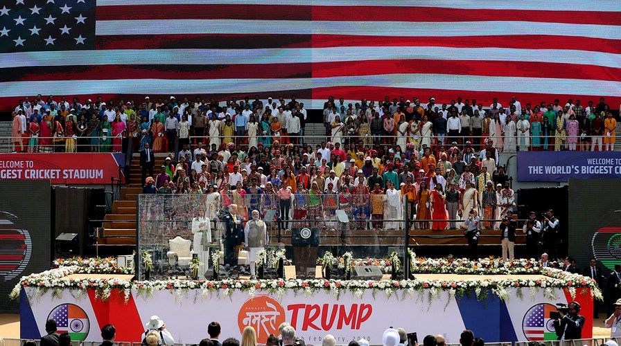 Massive crowds cheer Trump during state visit to India	