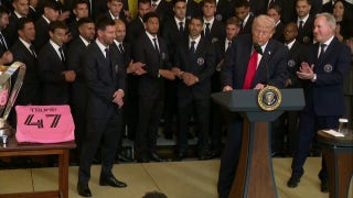 Trump praises Lionel Messi while at MLS championship celebration